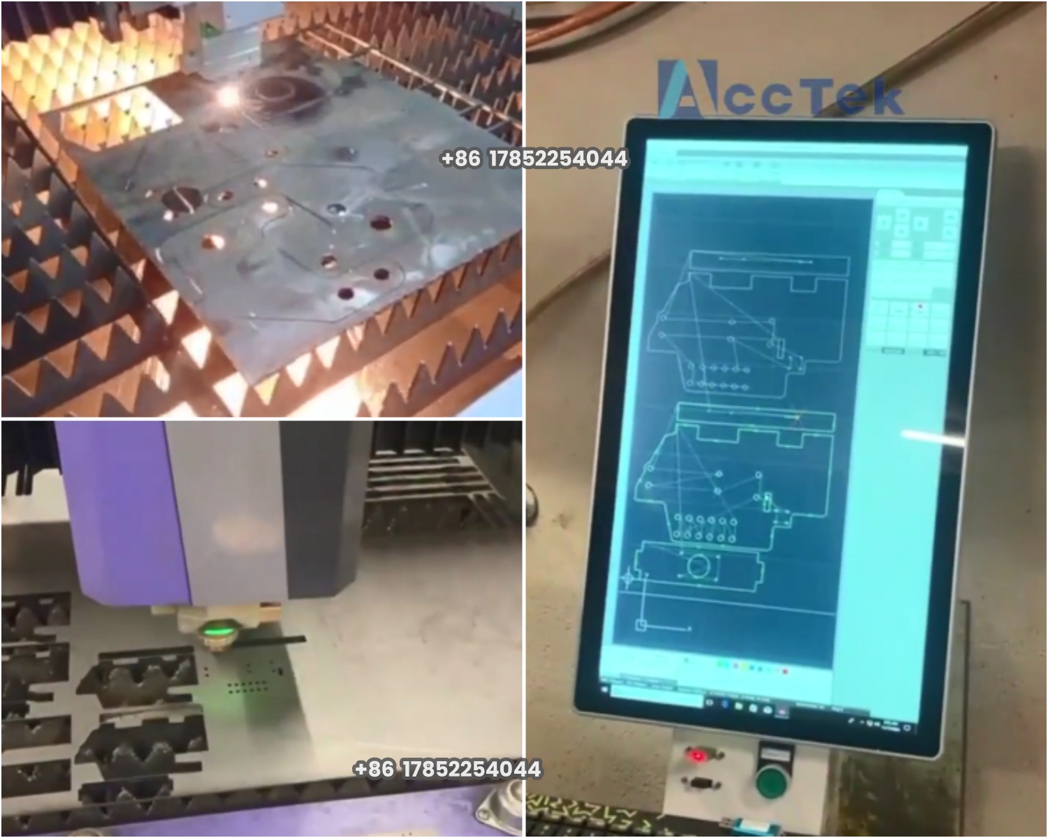 Industrial Laser Cutting Machine Price - AKJ1530F 2040 2060 2560 1000 W