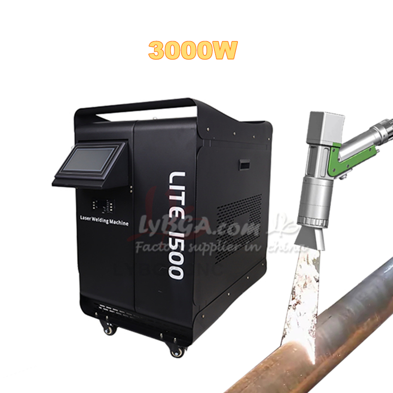 Industrial Laser Metal Cutting Machine - 1500W 2000W 3000W Faserlaser-Rostentfernungs- und Reinigungsmaschine,