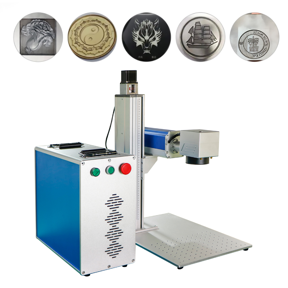 Industrial Laser Engraving Machine For Metal - Raycus Faserlasergravurmaschine 2,5D Relief Tiefengravur für