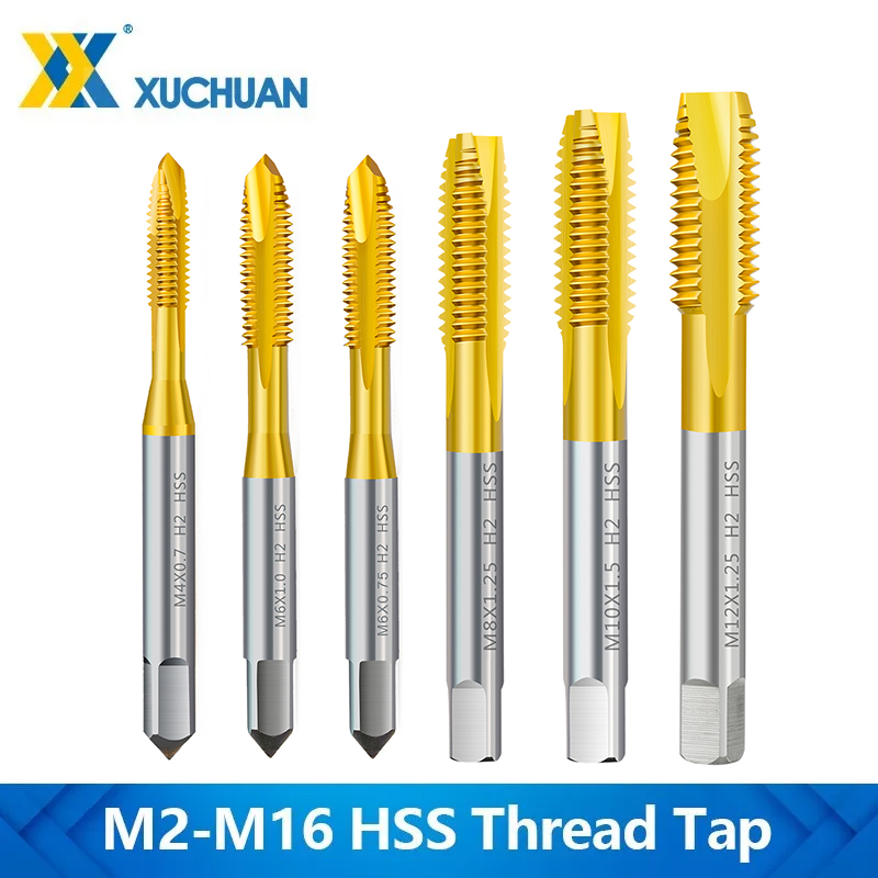 Cnc Router Bit - 1pc HSS Titan Beschichtet Gewinde Gewindebohrer