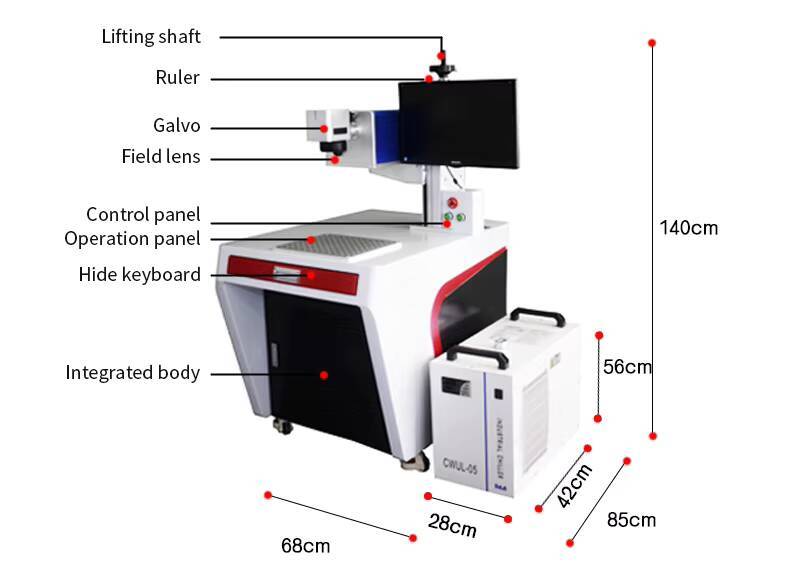 Hochwertige Fasermarkierungs-G – Industrial Laser Engraving Machine For Metal Bewertung und Preis