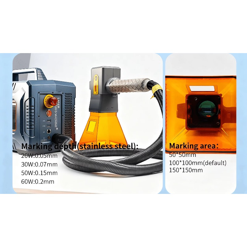 20-60W Handgehaltene Faserlase – Industrial Laser Engraving Machine For Metal Bewertung und Preis